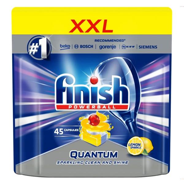 قرص ماشین ظرفشویی فینیش مدل Quantum Leamon بسته 45 عددی